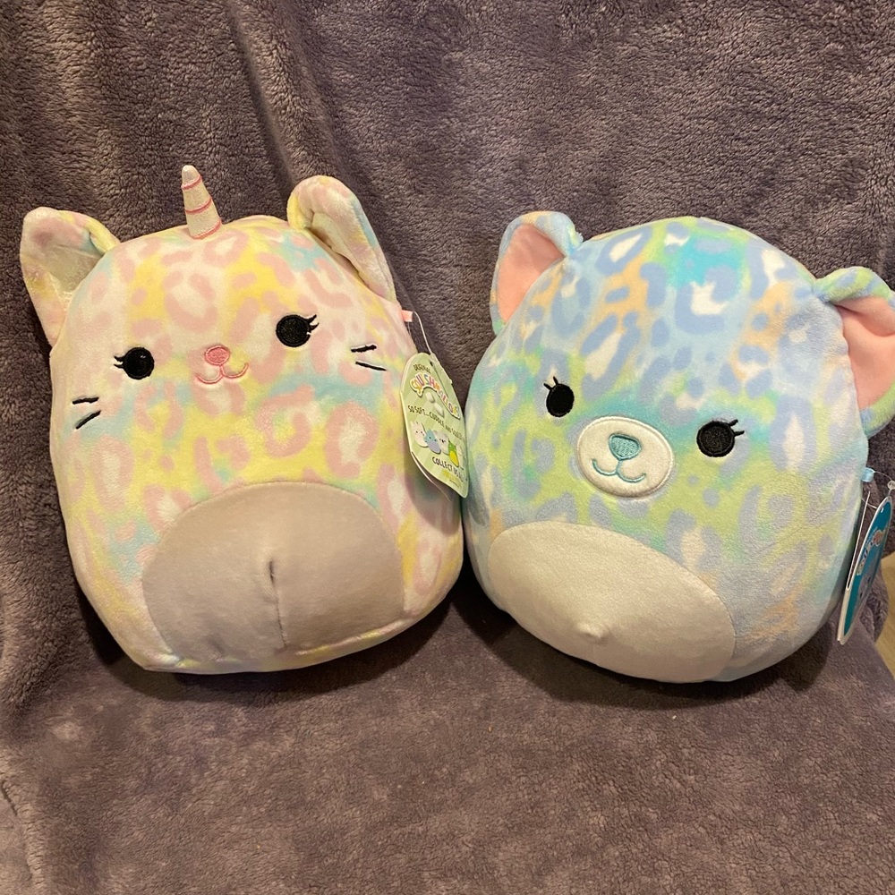 Squishmallow cheetah set